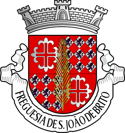 Brasão da antiga freguesia de São João de Brito - São João de Brito former civil parish, coat-of-arms Brasão da antiga freguesia de São João de Brito - São João de Brito former civil parish, coat-of-arms