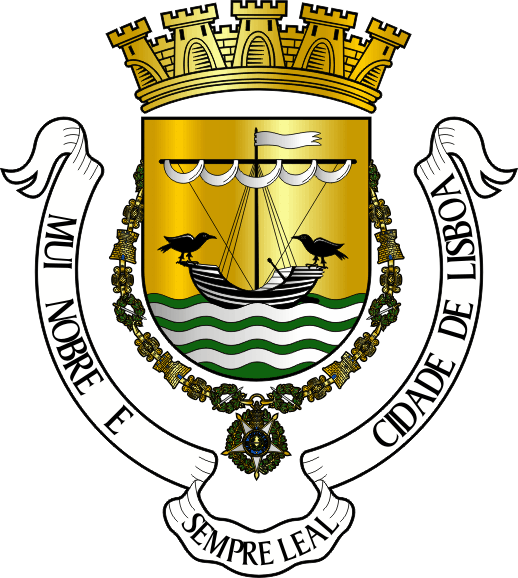 Brasão do Município de Lisboa - Lisboa municipal coat-of-arms Brasão do Município de Lisboa - Lisboa municipal coat-of-arms