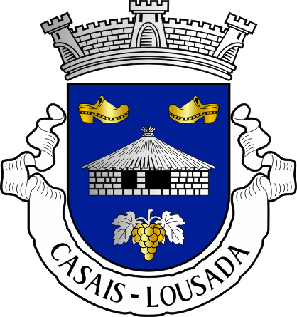 Brasão da antiga freguesia de Casais - Casais former civil parish, coat-of-arms