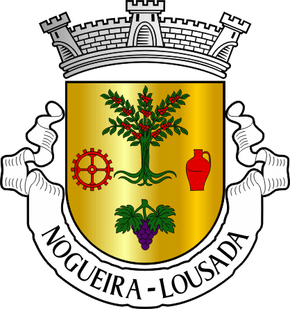 Brasão da antiga freguesia de Nogueira - Nogueira former civil parish, coat-of-arms
