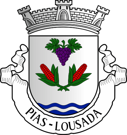 Brasão da antiga freguesia de Pias - Pias former civil parish, coat-of-arms