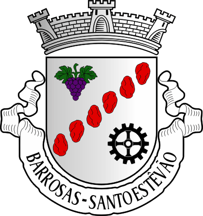 Brasão da antiga freguesia de Barrosas (Santo Estevão) - Barrosas (Santo Estevão) former civil parish, coat-of-arms Brasão da antiga freguesia de Barrosas (Santo Estevão) - Barrosas (Santo Estevão) former civil parish, coat-of-arms