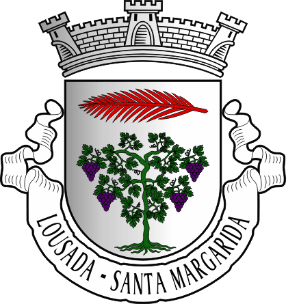 Brasão da antiga freguesia de Lousada (Santa Margarida) - Lousada (Santa Margarida) former civil parish, coat-of-arms