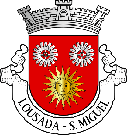Brasão da antiga freguesia de Lousada (São Miguel) - Lousada (São Miguel) former civil parish, coat-of-arms Brasão da antiga freguesia de Lousada (São Miguel) - Lousada (São Miguel) former civil parish, coat-of-arms