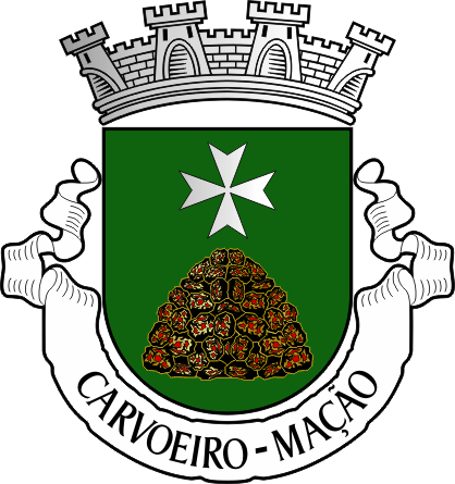 Brasão da freguesia de Carvoeiro - Carvoeiro civil parish, coat-of-arms Brasão da freguesia de Carvoeiro - Carvoeiro civil parish, coat-of-arms