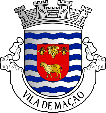Brasão do Município de Mação - Mação municipal coat-of-arms Brasão do Município de Mação - Mação municipal coat-of-arms