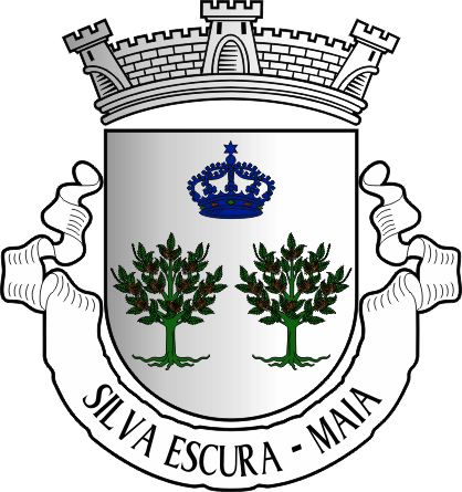 Brasão da antiga freguesia de Silva Escura - Silva Escura former civil parish, coat-of-arms