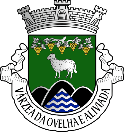 Brasão da antiga freguesia de Várzea da Ovelha e Aliviada - Várzea da Ovelha e Aliviada former civil parish, coat-of-arms