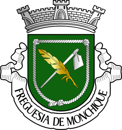 Brasão da freguesia de Monchique - Monchique civil parish, coat-of-arms