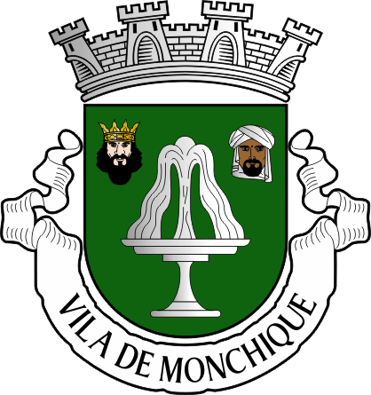 Brasão do Município de Monchique - Monchique municipal coat-of-arms Brasão do Município de Monchique - Monchique municipal coat-of-arms