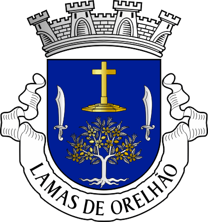 Brasão da freguesia de Lamas de Orelhão - Lamas de Orelhão civil parish, coat-of-arms Brasão da freguesia de Lamas de Orelhão - Lamas de Orelhão civil parish, coat-of-arms