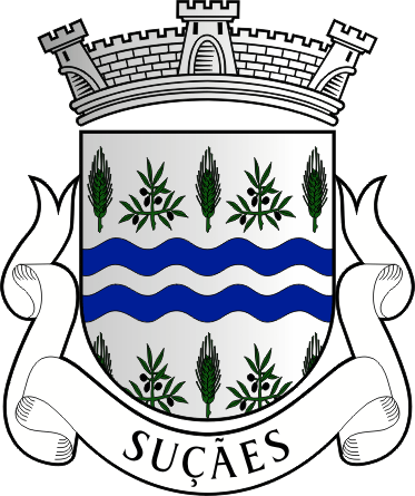 Brasão da freguesia de Suçães - Suçães civil parish, coat-of-arms Brasão da freguesia de Suçães - Suçães civil parish, coat-of-arms