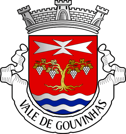 Brasão da freguesia de Vale de Gouvinhas - Vale de Gouvinhas civil parish, coat-of-arms Brasão da freguesia de Vale de Gouvinhas - Vale de Gouvinhas civil parish, coat-of-arms