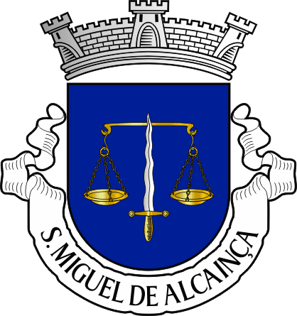 Brasão da antiga freguesia de São Miguel de Alcainça - São Miguel de Alcainça former civil parish, coat-of-arms