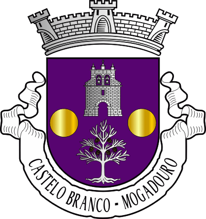 Brasão da freguesia de Castelo Branco - Castelo Branco civil parish, coat-of-arms Brasão da freguesia de Castelo Branco - Castelo Branco civil parish, coat-of-arms