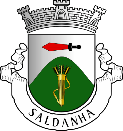 Brasão da freguesia de Saldanha - Saldanha civil parish, coat-of-arms Brasão da freguesia de Saldanha - Saldanha civil parish, coat-of-arms