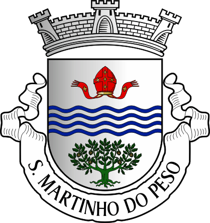 Brasão da freguesia de São Martinho do Peso - São Martinho do Peso civil parish, coat-of-arms Brasão da freguesia de São Martinho do Peso - São Martinho do Peso civil parish, coat-of-arms
