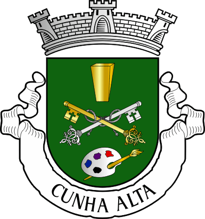 Brasão da antiga freguesia de Cunha Alta - Cunha Alta former civil parish, coat-of-arms
