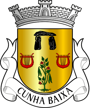 Brasão da freguesia de Cunha Baixa - Cunha Baixa civil parish, coat-of-arms Brasão da freguesia de Cunha Baixa - Cunha Baixa civil parish, coat-of-arms