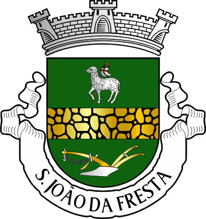 Brasão da freguesia de São João da Fresta - São João da Fresta civil parish, coat-of-arms Brasão da freguesia de São João da Fresta - São João da Fresta civil parish, coat-of-arms