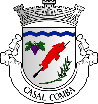 Brasão da freguesia de Casal Comba - Casal Comba civil parish, coat-of-arms Brasão da freguesia de Casal Comba - Casal Comba civil parish, coat-of-arms