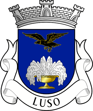 Brasão da freguesia de Luso - Luso civil parish, coat-of-arms
