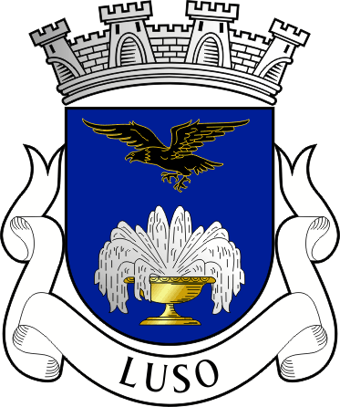 Brasão da freguesia de Luso - Luso civil parish, coat-of-arms