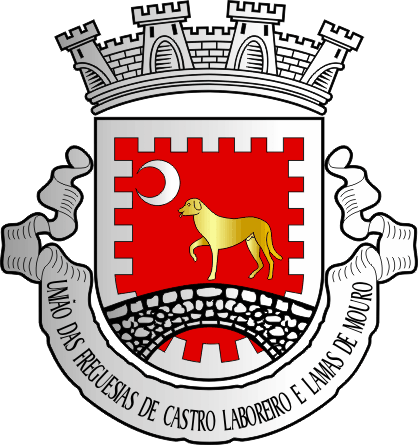 Brasão da União das freguesias de Castro Laboreiro e Lamas de Mouro - Castro Laboreiro and Lamas de Mouro civil parishes union coat-of-arms Brasão da União das freguesias de Castro Laboreiro e Lamas de Mouro - Castro Laboreiro and Lamas de Mouro civil parishes union coat-of-arms