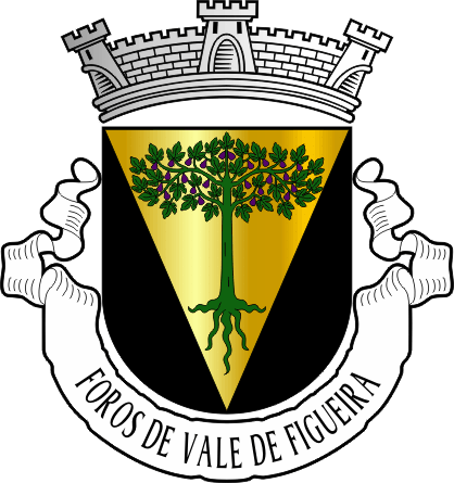 Brasão da freguesia de Foros de Vale de Figueira - Foros de Vale de Figueira civil parish, coat-of-arms