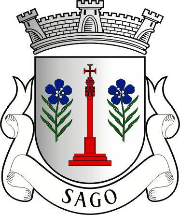 Brasão da antiga freguesia de Sago - Sago former civil parish, coat-of-arms