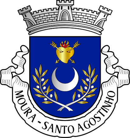 Brasão da antiga freguesia de Moura (Santo Agostinho) - Moura (Santo Agostinho) former civil parish, coat-of-arms