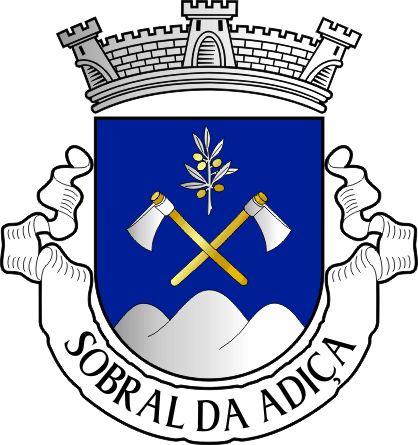 Brasão da freguesia de PSobral da Adiça - Sobral da Adiça civil parish, coat-of-arms Brasão da freguesia de Sobral da Adiça - Sobral da Adiça civil parish, coat-of-arms