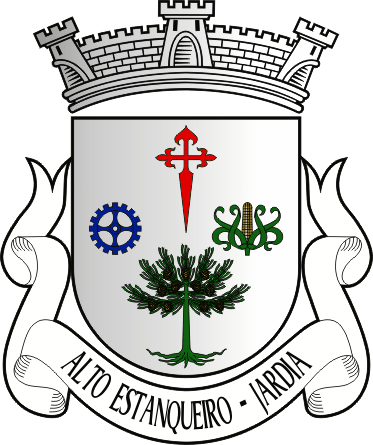 Brasão da antiga freguesia de Alto Estanqueiro-Jardia - Alto Estanqueiro-Jardia former civil parish, coat-of-arms Brasão da antiga freguesia de Alto Estanqueiro-Jardia - Alto Estanqueiro-Jardia former civil parish, coat-of-arms