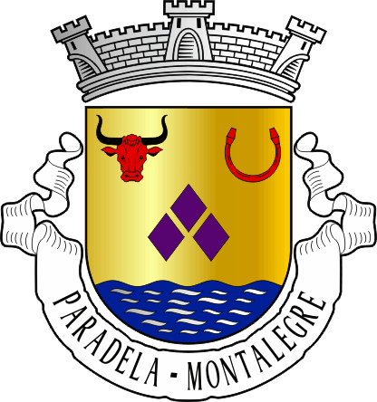 Brasão da antiga freguesia de Paradela - Paradela former civil parish, coat-of-arms