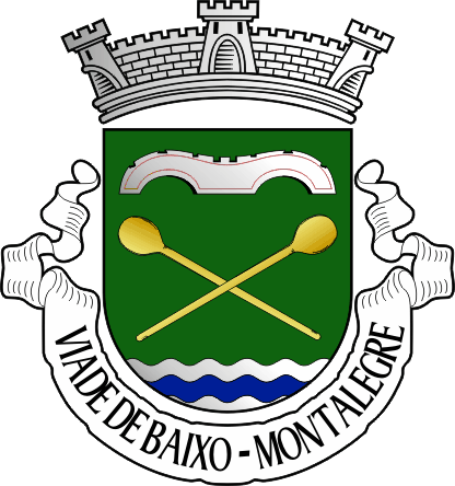 Brasão da antiga freguesia de Viade de Baixo - Viade de Baixo former civil parish, coat-of-arms Brasão da antiga freguesia de Viade de Baixo - Viade de Baixo former civil parish, coat-of-arms