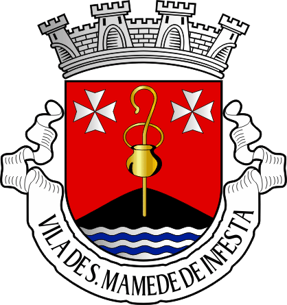 Brasão da antiga freguesia de São Mamede de Infesta - São Mamede de Infesta former civil parish, coat-of-arms