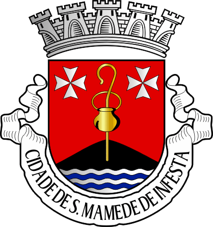 Brasão da antiga freguesia de São Mamede de Infesta - São Mamede de Infesta former civil parish, coat-of-arms