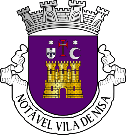 Brasão do Município de Nisa - Nisa municipal coat-of-arms