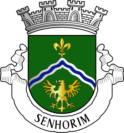 Brasão da freguesia de Senhorim - Senhorim civil parish, coat-of-arms Brasão da freguesia de Senhorim - Senhorim civil parish, coat-of-arms