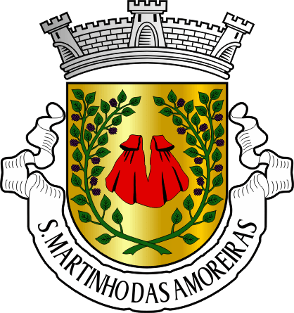 Brasão da freguesia de São Martinho das Amoreiras - São Martinho das Amoreiras civil parish, coat-of-arms Brasão da freguesia de São Martinho das Amoreiras - São Martinho das Amoreiras civil parish, coat-of-arms