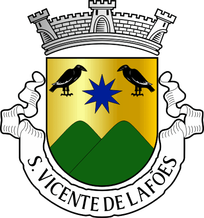 Brasão da freguesia de São Vicente de Lafões - São Vicente de Lafões civil parish, coat-of-arms Brasão da freguesia de São Vicente de Lafões - São Vicente de Lafões civil parish, coat-of-arms