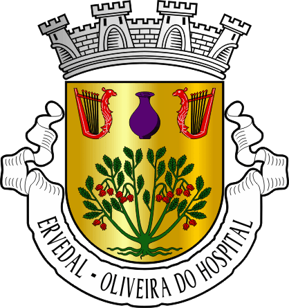 Brasão da antiga freguesia de Ervedal - Ervedal former civil parish, coat-of-arms