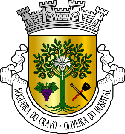 Brasão da freguesia de Nogueira do Cravo - Nogueira do Cravo civil parish, coat-of-arms Brasão da freguesia de Nogueira do Cravo - Nogueira do Cravo civil parish, coat-of-arms