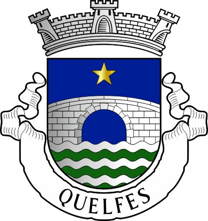 Brasão da freguesia de Quelfes - Quelfes civil parish, coat-of-arms Brasão da freguesia de Quelfes - Quelfes civil parish, coat-of-arms