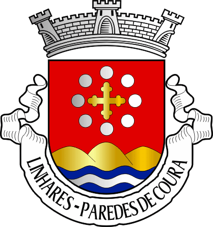 Brasão da antiga freguesia de Linhares - Linhares former civil parish, coat-of-arms