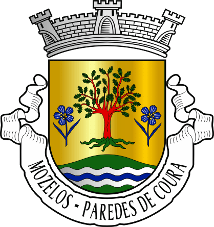 Brasão da freguesia de Mozelos - Mozelos civil parish, coat-of-arms Brasão da freguesia de Mozelos - Mozelos civil parish, coat-of-arms