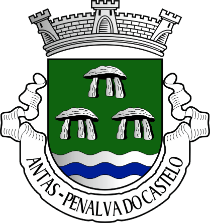 Brasão da antiga freguesia de Antas - Antas former civil parish, coat-of-arms Brasão da antiga freguesia de Antas - Antas former civil parish, coat-of-arms