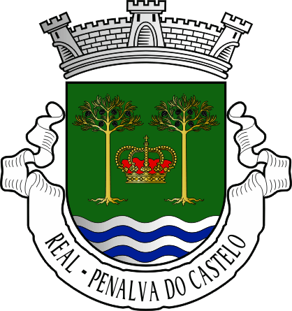 Brasão da freguesia de Real - Real civil parish, coat-of-arms