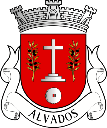 Brasão da antiga freguesia de Alvados - Alvados former civil parish, coat-of-arms Brasão da antiga freguesia de Alvados - Alvados former civil parish, coat-of-arms