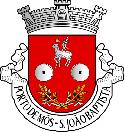 Brasão da antiga freguesia de Porto de Mós (São João Baptista) - Porto de Mós (São João Baptista) former civil parish, coat-of-arms